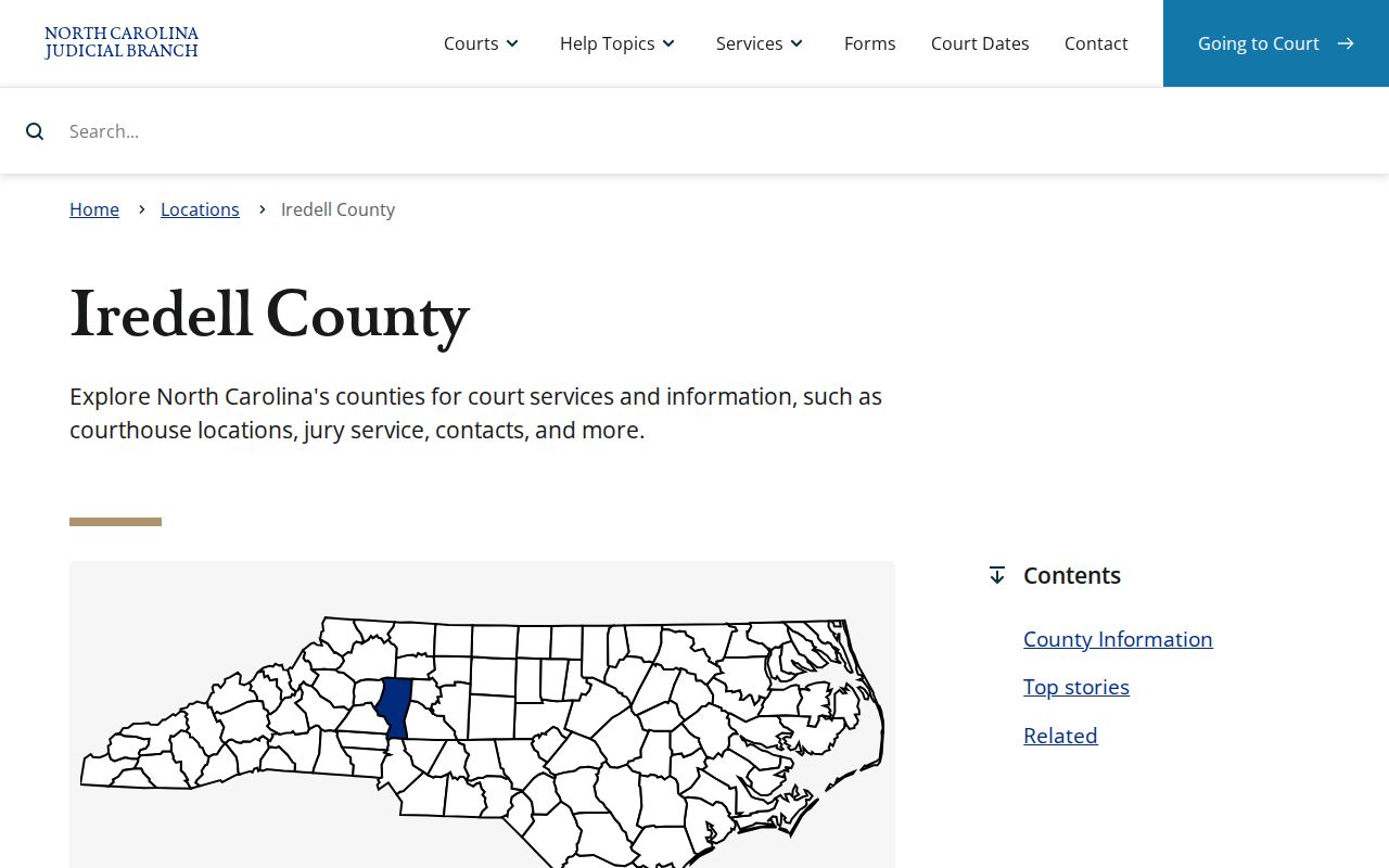 Statesville people search Iredell County court records location